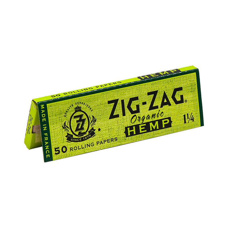 ZIG ZAG GREEN ORGANIC HEMP 1 1/4 PAPERS