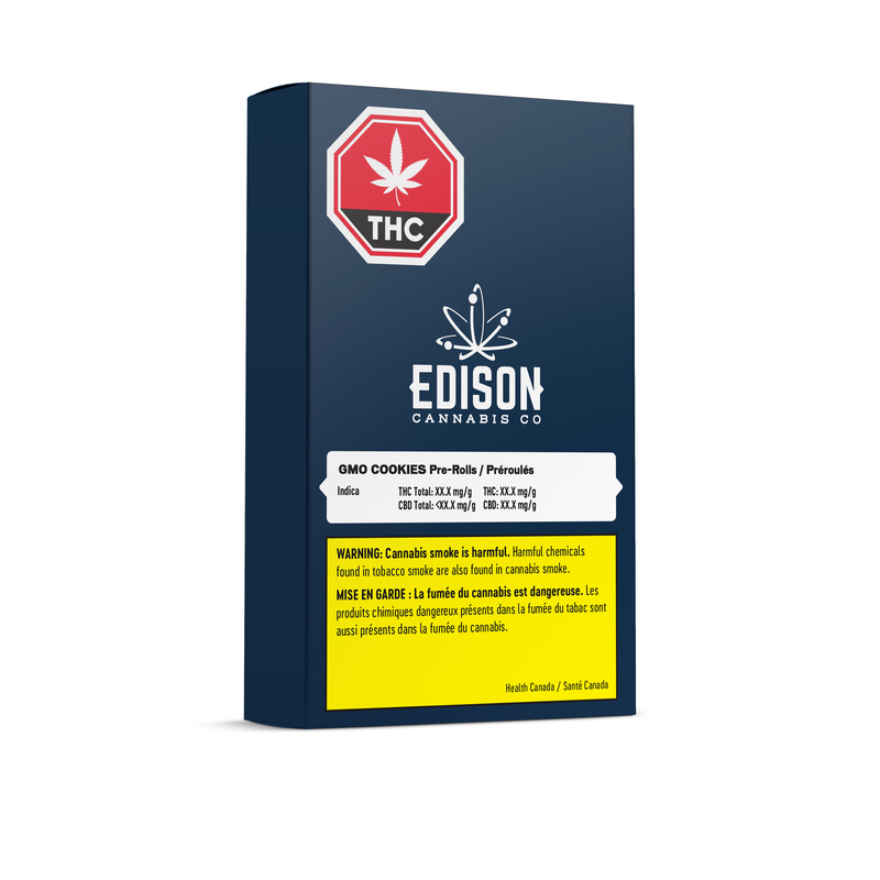EDISON GMO COOKIES (IND) PRE-ROLL - 0.5G X 3
