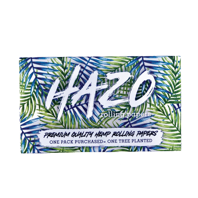 HAZO UNBLEACHED 100% HEMP PAPERS 1 1/4 W/ TIPS