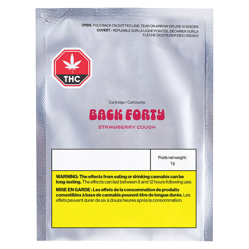 BACK FORTY STRAWBERRY COUGH (S) 510 - 1G