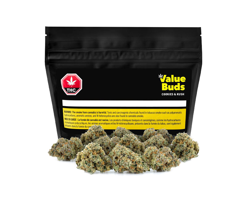 VALUE BUDS COOKIES & KUSH (H) DRIED - 28G